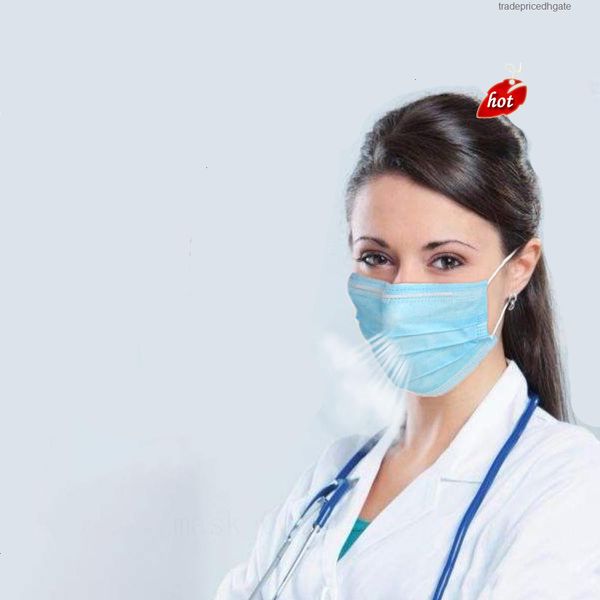 

dhl layers woven non mask 3 shipping disposable dust proof safety work men women face masks 50pcs 7339044 p41w 6oxe