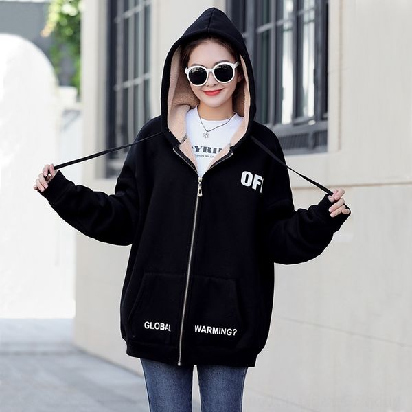 

b6zfm large fat plush new style women's long sleeve korean loose women's ins super mm nvqiu sweater cashmere sweaterpymhm, Black