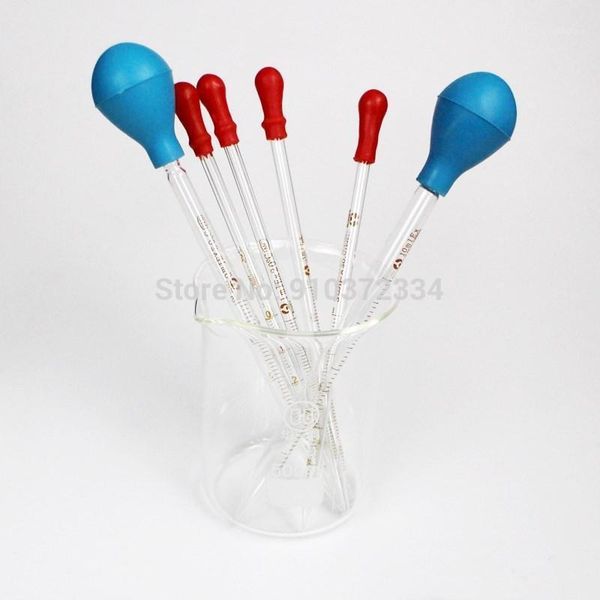 

0.5-10ml glass graduated pipette dropper transfer pipette with rubber head1