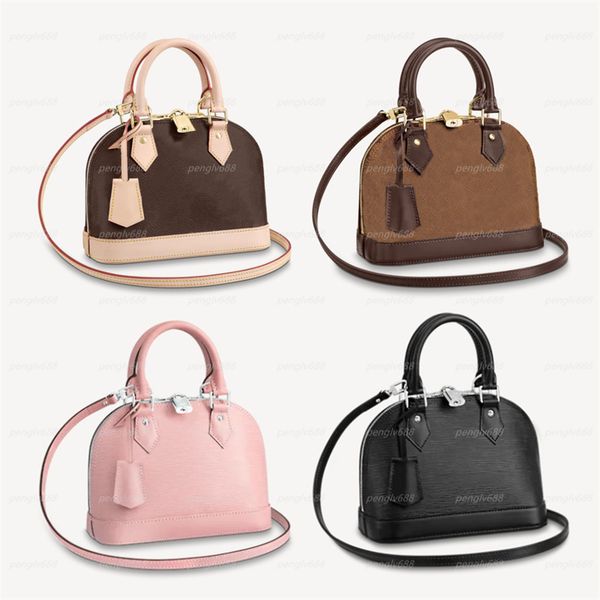 

2021 shoulder bags luxurys designers mini shell handbags crossbody bag fashion women leather old flower handbag
