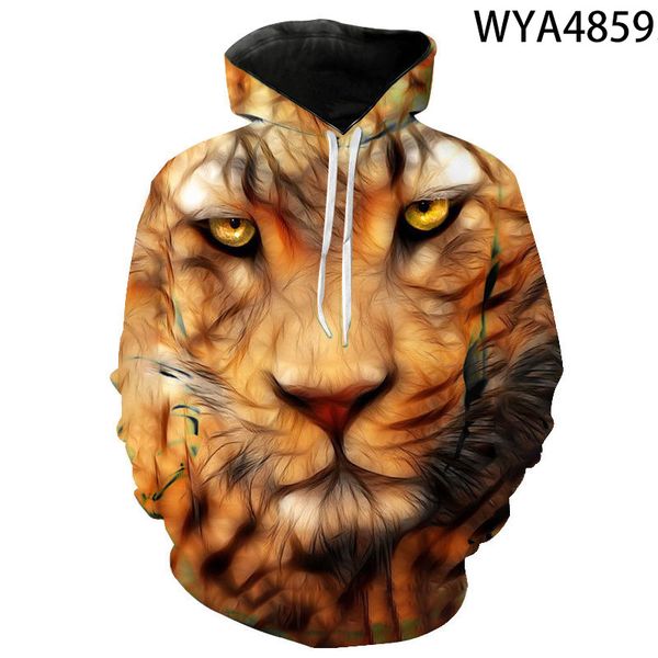 

autumn new anime mens hoodie fashion leopard 3d print harajuku cartoon sweatshirt casual men clothing hip hop oversized hoodie, Black