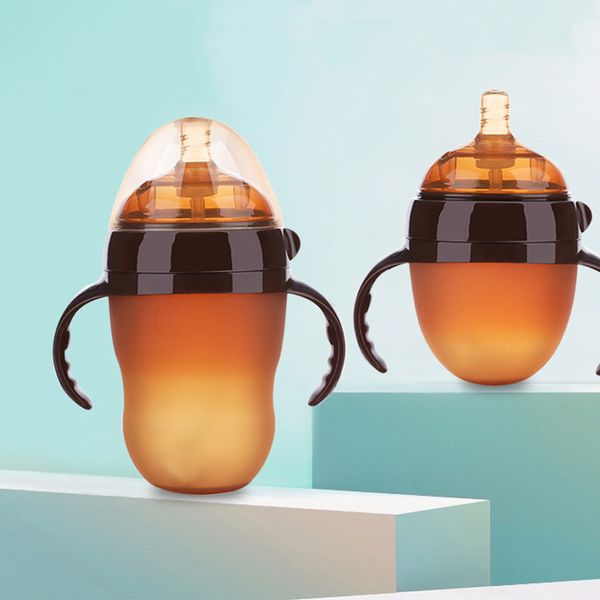 

150ml baby bottle breastmilk wide neck soft silicone feeding container baby water bottle kids nursing bottles