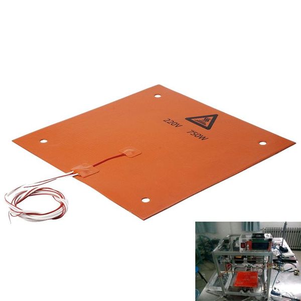 

750w 220v 310 * 310мм силикон с подогревом кровать грелку для cr-10 3d printer