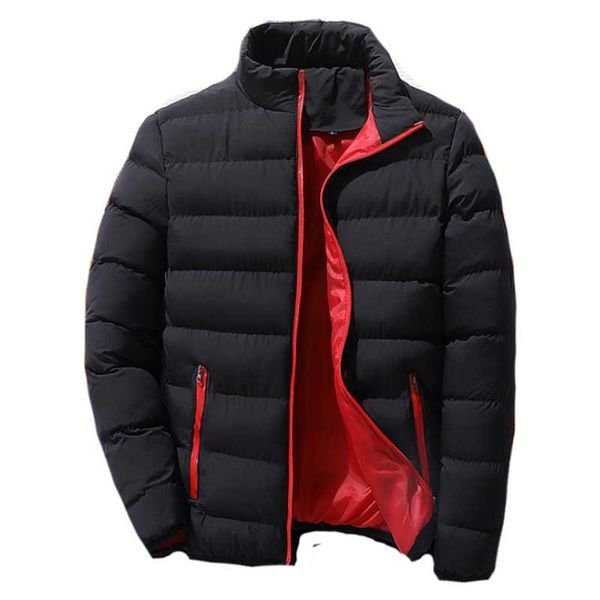 

outwear мужчины толстые теплый хлопок пальто зимняя куртка мужчины моды стенд воротник мужчины parka хлопка куртка молнии пальто, Black;brown
