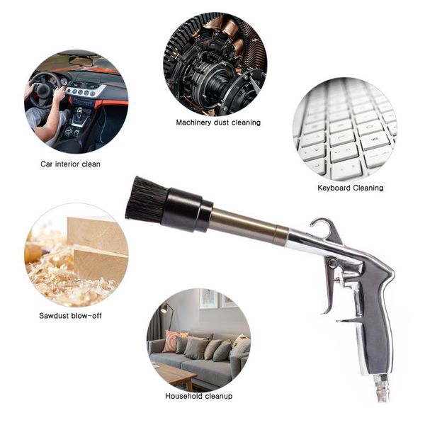 

автомобиль для очистки салона пистолет пистолет-распылитель воздуха сдуть пыль глубокой очистки для автомоек инструмент с аэрографом кисть т