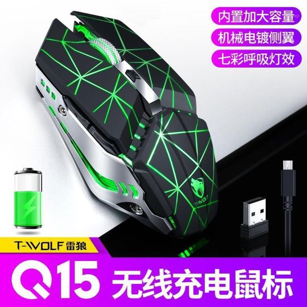 

keyboard mouse combos wireless rechargeable shining machinery gaming mouse1