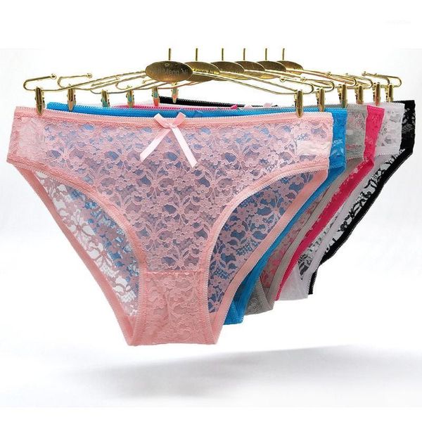 

3pcs/lot women panties cotton underwear girl knickers panties mesh floral lingerie female seamless briefs underpants 893951, Black;pink