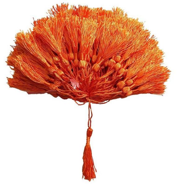 

100pcs lot 32 colors tassel silk fringe pompom trim decorative tassels for sewing curtains garments home decoration accessories h jllelp