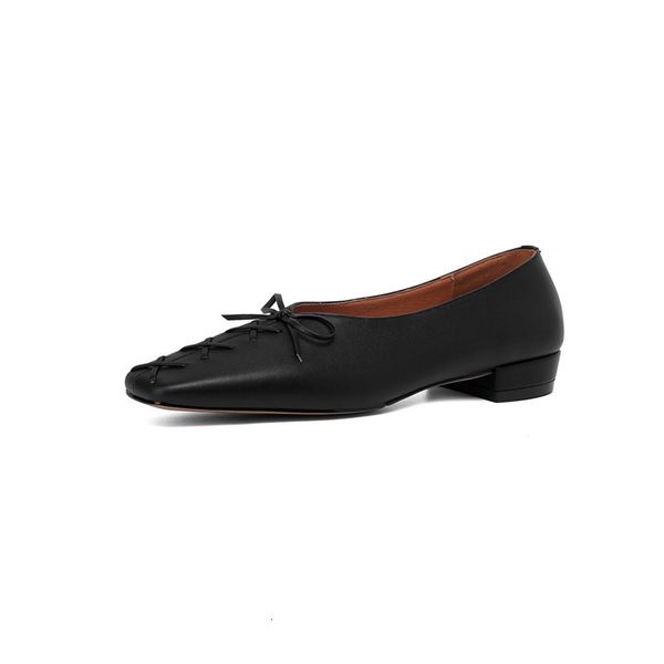 

2021 new genuine ladies only shallow women shoes spring see white jce7, Black