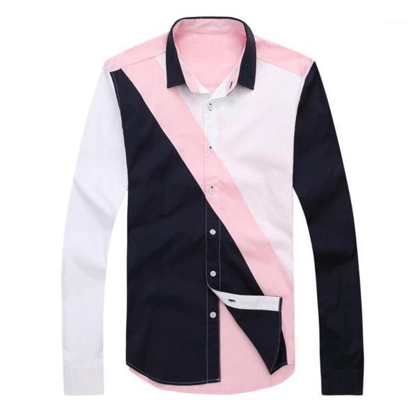

chemise men shirt full sleeve thicken cotton fashion casual smart big size  to 3xl factory selling big1, White;black