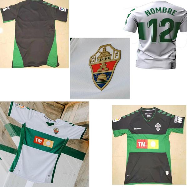 

20 21 elche cf футбольные трикотажные изделия домой rodriguez 8 fidel 16 calvo 12 milla 11 josan 17 folch 2020 2021 для взрослых, Black;yellow