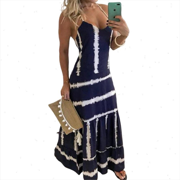 

2021 new women casual loose strap party dress robe summer boho beach maxi dress 5xl plus size gradient femme vestidos, Black;gray