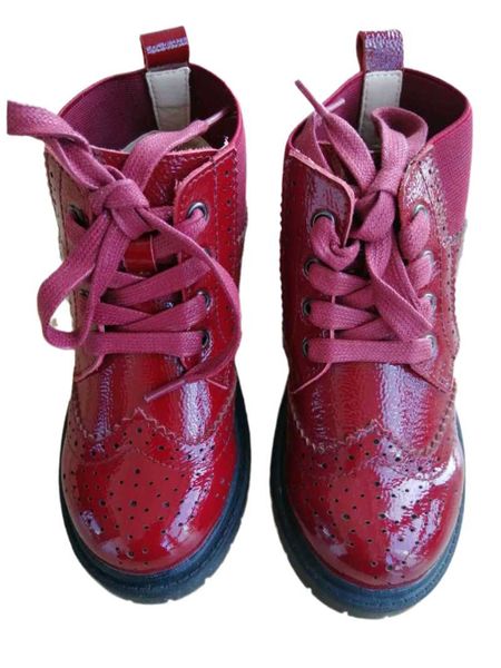 

fashionable red wear resistant non-slip leather travel shoes for tyrannis children and girls, Black;grey