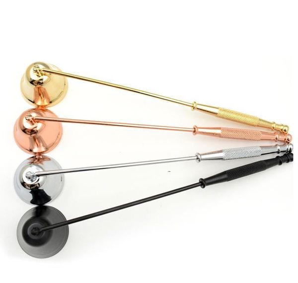 

3pcs candle accessory set stainless steel bell snuffers candle wick trimmer candles wick dipper candles scissors cutter tool vt059 wmtbbmg