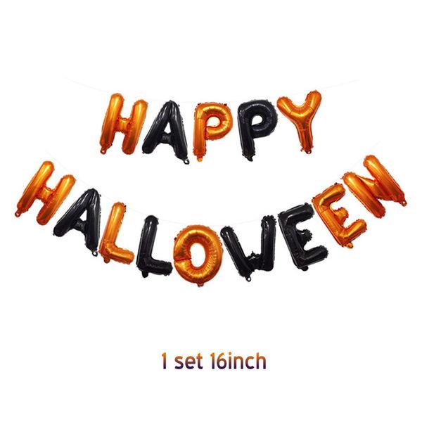 

halloween decorations banner simulation pumpkin big spider bat toys happy halloween children's party funny jokes prank props jlllti