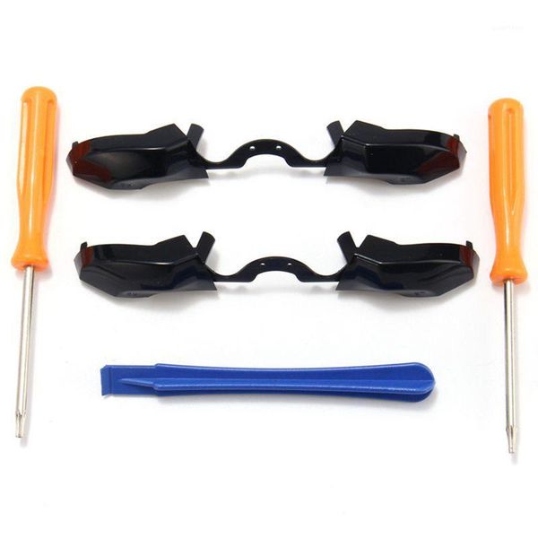 

2x replacement lb rb bumpers buttons key + t6&t8 screwdrivers repair tools + crowbar for microsoft for xbox one elite controll1