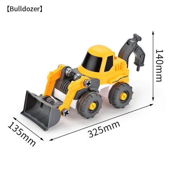 

wholesale juguetes creative stem toy educational assembly construction car toy trucks for child construction vehicle toy