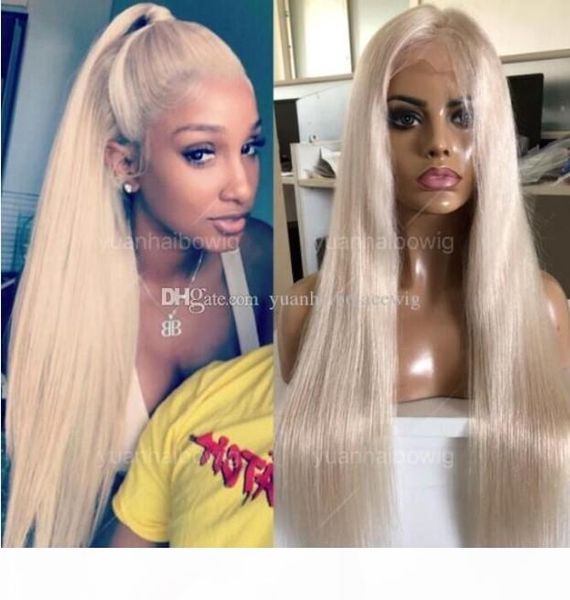 

blonde полных париков шнурка белых блонды цвет 60 silky straight китайских виргинская человеческие волосы blond шнурок лобный парик bleach с, Black;brown