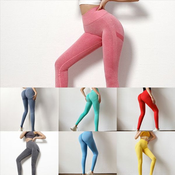 

wxrn l-spandex yoga jogger pocket push up femme women fitness tights with pants sports high waist grey yoga pant legins joga dropshipping