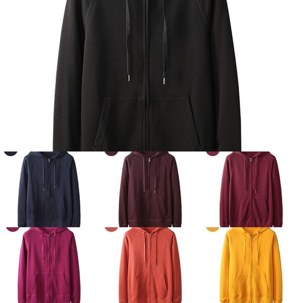 

yp6ao solid color sweatercoat terry women's cotton sweater zipper cardigan spring and hooded sweaterautumn sports casual loose long s, Black