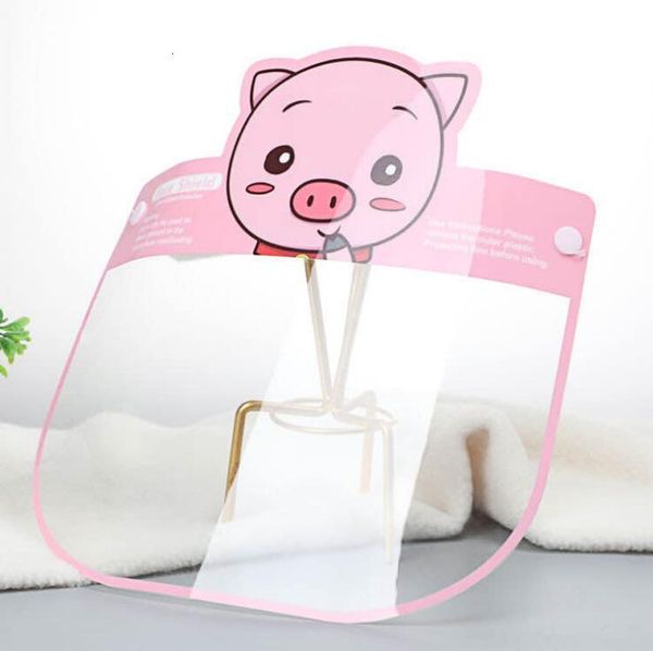 

face 9 cute shield cartoon styles full children face isolation mask waterproof full facial cover shield transparent prot