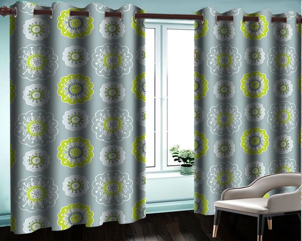 

3d blackout curtain 3d beautiful bedroom curtain yellow flowers romantic floral modern decoration 3d window curtains