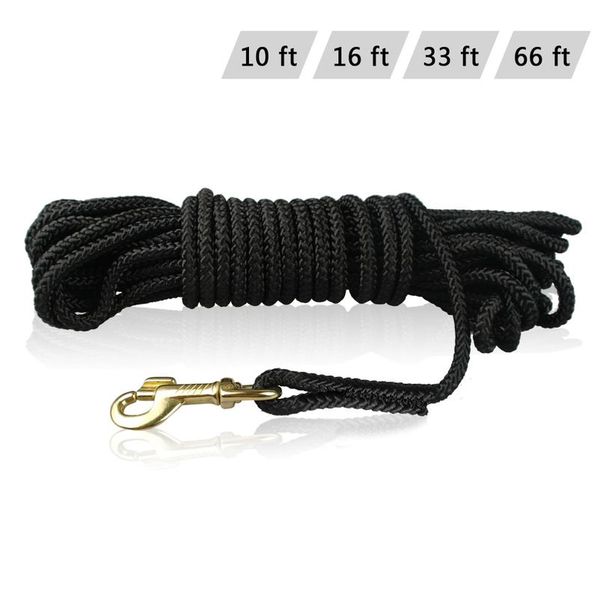 

to 20m pet dog training tracking leash lead nylon extra long walking rope belt running non-sl bbymnj