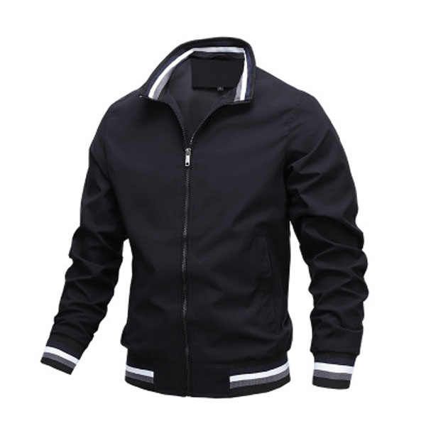 

fashion men solid color jacket for autumn and winter casual streetwear jackets mens coat clothing 5 colors, Black;brown