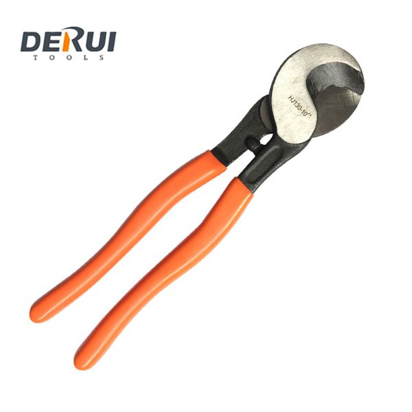 

derui tools hj130 cable scissors ordinary copper aluminum cable scissors hardware hand insulated pliers wholesale