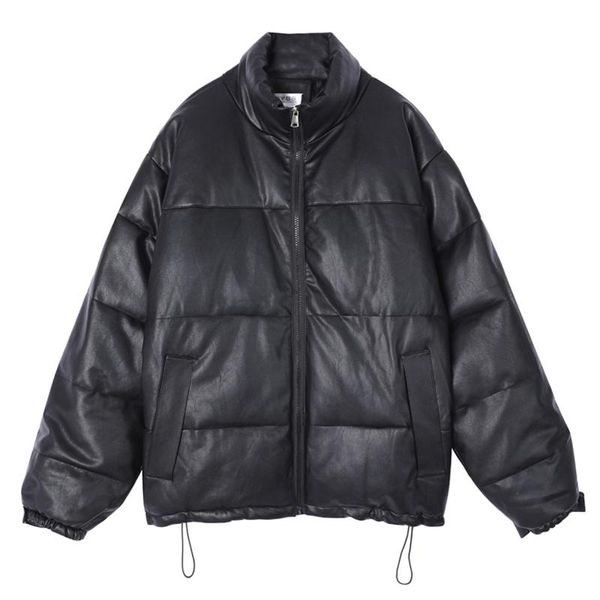 

women's down & parkas women black white red gray cold stand collar pocket elegant quilted coat puffer padded parka solid warm winter c0