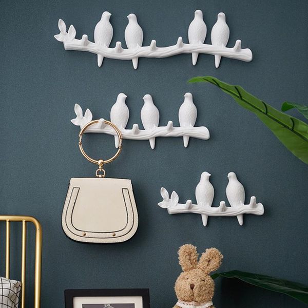 

hooks & rails wall decorations home accessories living room hanger resin bird key kitchen coat clothes towel hat handbag holder
