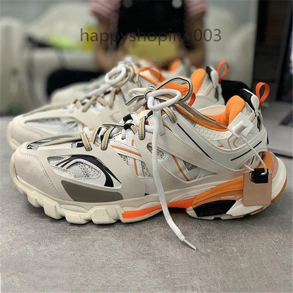 

2021 release 3.0 tess s paris track men gomma maille black for women triple s clunky sneaker casual shoes fashion dad shoes 36-45