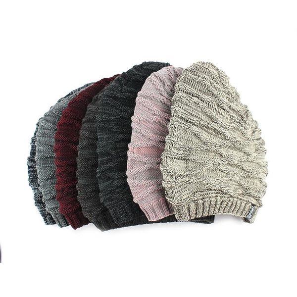 

flb winter knitted beanie hat for man double layer warm kniting bonnet caps male thick add velvet skullies beanies men f18068 sqckio