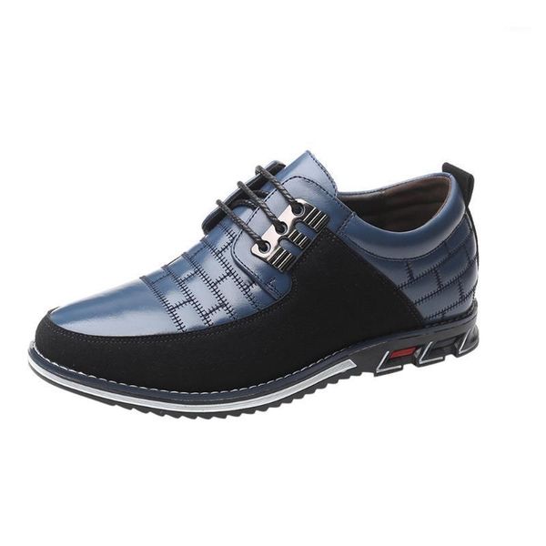 

spring autumn men shoes plus size 39-48 breathable lace-up men casual shoes flat busines leathe zapatillas hombre #171, Black