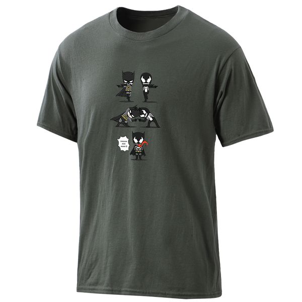 

sport mens superhero venom and batman summer 100% cotton t-shirts harajuku short sleeve clothes fashion tee shirts leisure retro