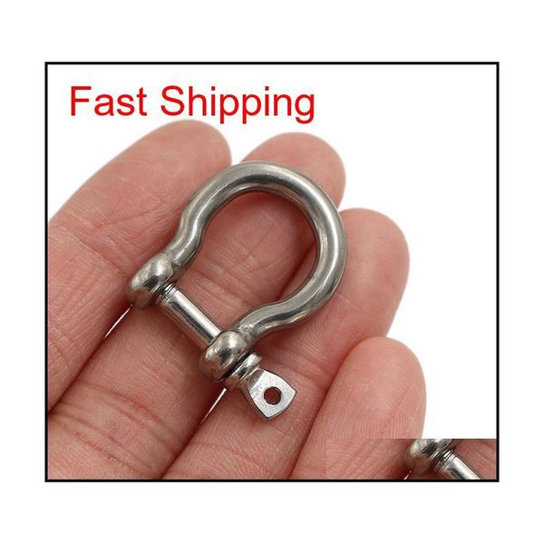 

home improvement 5pcs m4 silver 304 stainless steel rustproof screw pin anchor bow shackle clevis qylyqq bdenet