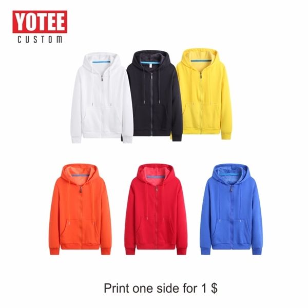 

yotee zipper hoodies sweatshirts autumn winter plus size long sleeve pocket pullover hoodie female male casual warm sweatshirts 201212, Black