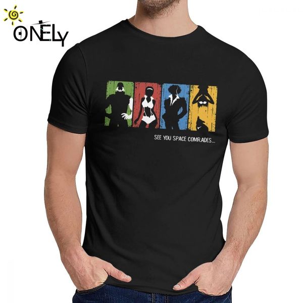 

спорт see you space cowboy bebop t-shirt классический вокруг шеи досуг мужская ретро чистый хлопок классический s-6xl с коротким рукавом