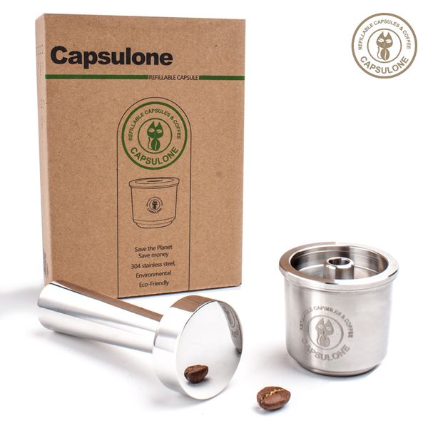 

capsulone refillable pod resuable filter cup fit for illy x y type machine metal stainless steel coffee capsule q1222