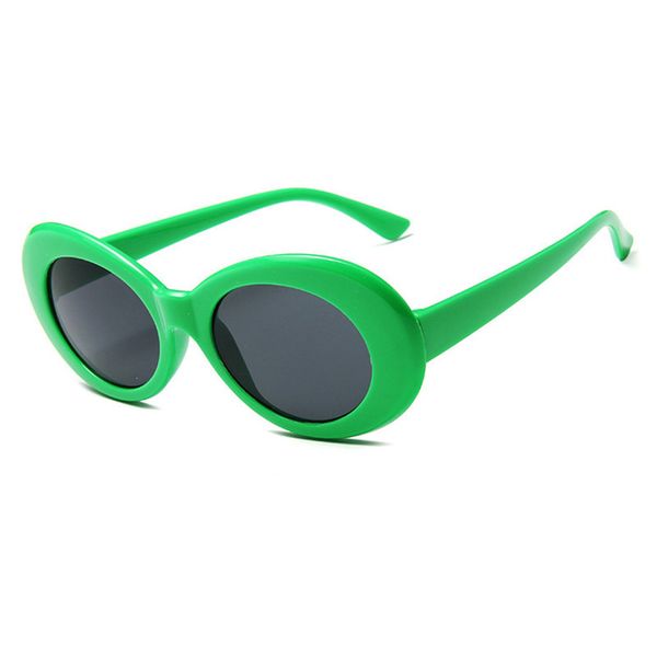 

cobain female men clout eyeglasses goggles kurt oval sunglasses women hip pop sun glasses lady oculos uv400