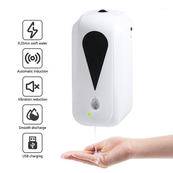 

1000ml wall-mount automatic soap dispenser sensor lotion spray liquid dispenser touchless sanitizer machine for kitchen bathroom1