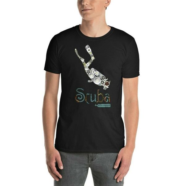 

sport scuba diving shirt in steampunk style perfect scuba diver gift t shirt homme 2019 new man short sleeve cotton t shirt design