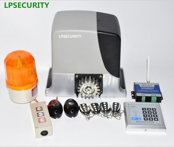 

lpsecurity 600kg gsm automatic sliding gate opener motor operator kit with optional parts