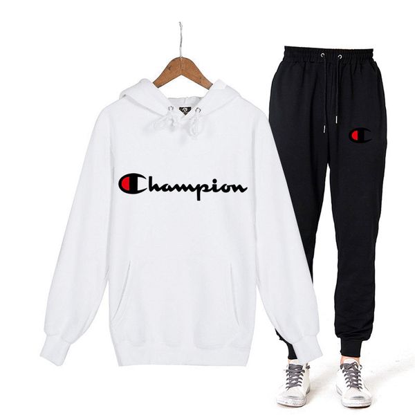 

брендовая одежда для мужчин повседневный кофты пуловер хлопок мужчины tracksuit толстовки двухкусочный + штаны sportshirts осень зима набор