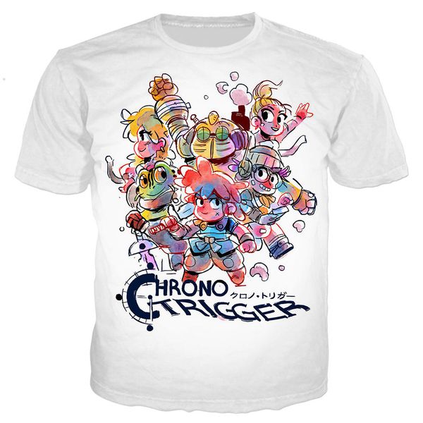 

new popular chrono trigger favorite 3d print shirts graphic comics plus size men clothing