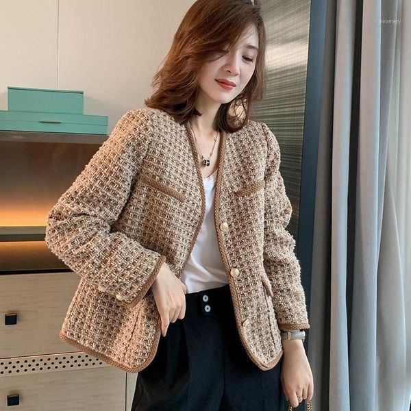 

women short knitted jacket sweet, Black;brown