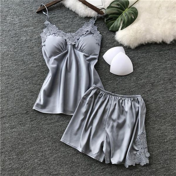 

women's sleepwear womens satin sling lingerie nightdress underwear set silk robe floral lace sleeveless casual nightwear1, Black;red