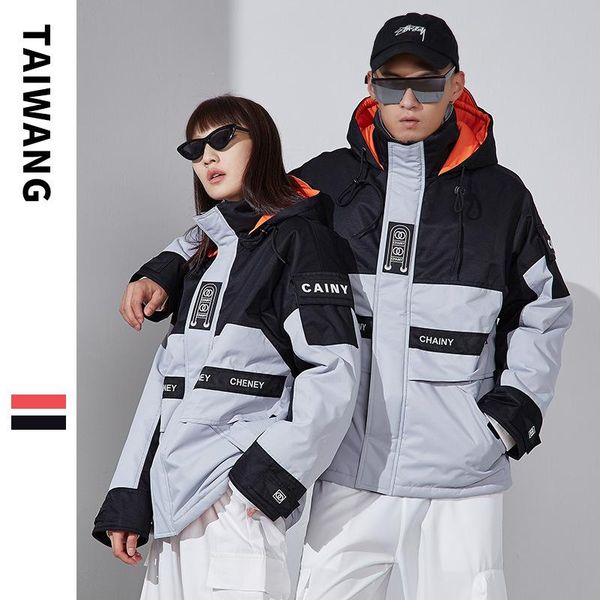 

men's down & parkas men cotton-padded jacket 2021 winter original trendy brand loose cotton coat clothing, Black