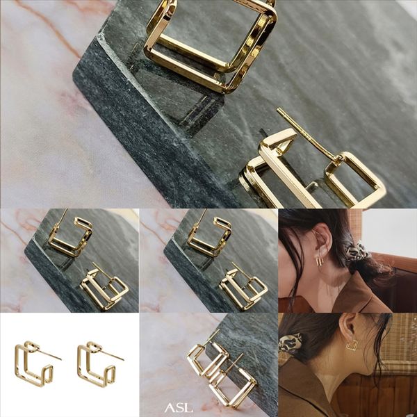 

b9ye olors real gold korea pearl earring popular stud earrings brand sale plated, Golden