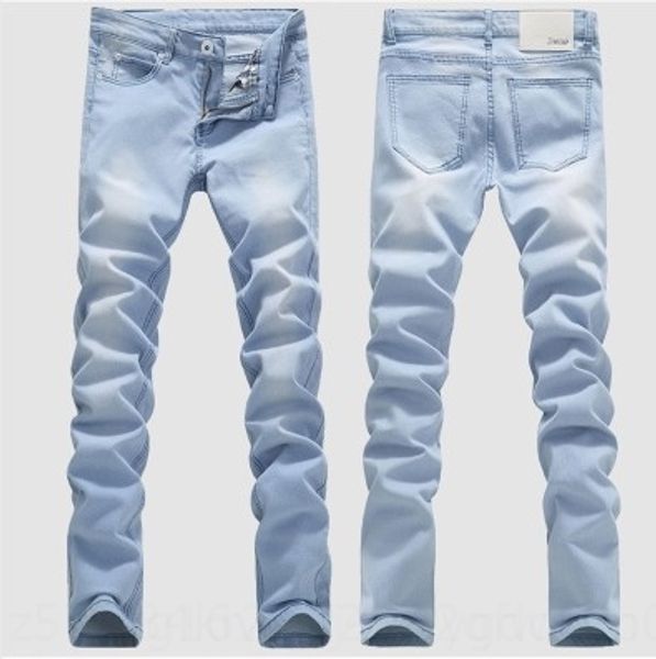 

lkj1f эластичная и нога мода тонкие брюки мода и брюки эластичных slim ножек джинсов мужских джинсов мужских 6ptye, Blue
